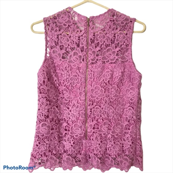 Nanette Lepore Top Rosetta Pink NWT RTL $98 Small - Picture 2 of 2